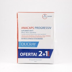 Ducray Anacaps Progresiv trójpak 3* 30 kapsułek