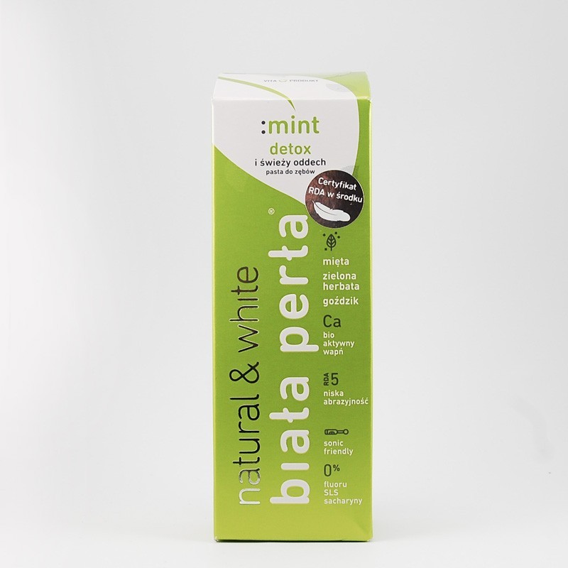 Biała Perła Natural mint pasta do zębów 75 ml 