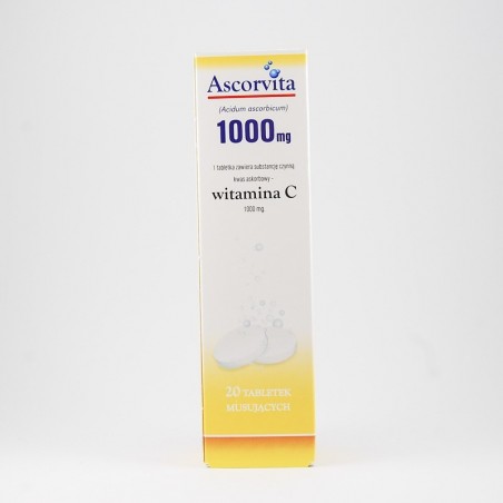  Ascorvita 20 tabletek musujących 