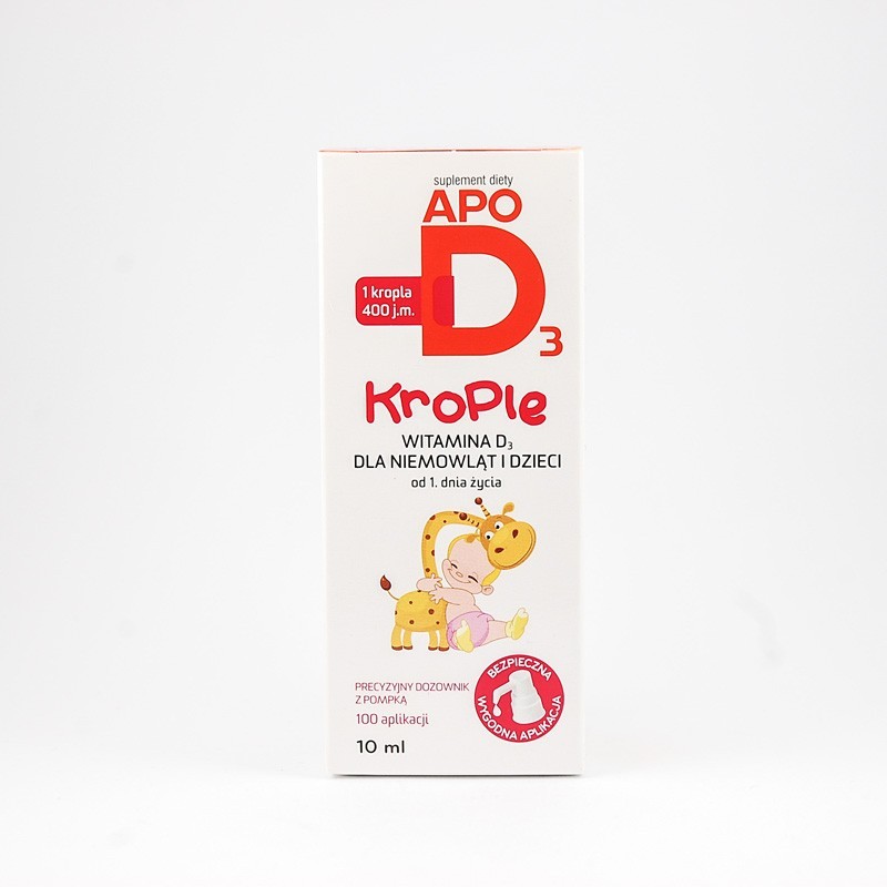 ApoD3 krople 400 j.m., 10 ml 