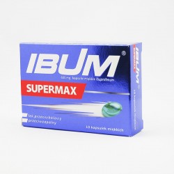 Ibum Supermax 600 mg, 10 kapsułek