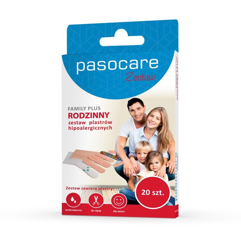 Zestaw Familijny PASO 20 plastrów 