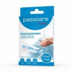 Pasocare, wodoodporny zestaw plastrów hipoalergicznych, 14 sztuk