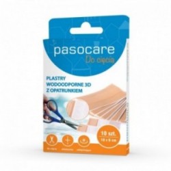 Plaster wodoodporny do cięcia z opatrunkiem PASO 10 cm x 6 cm, 10 sztuk