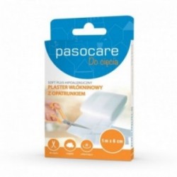 Plaster włókninowy do cięcia z opatrunkiem PASO 1 m x 6 cm