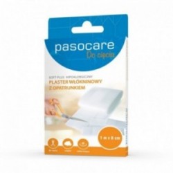 Plaster włókninowy do cięcia z opatrunkiem PASO 1 m x 8 cm