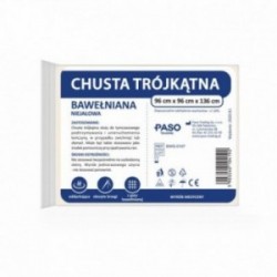 Chusta trójkątna bawełniana 96 cm x 96 cm x 136 cm PASO, 1 sztuka