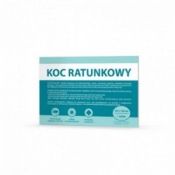 Koc ratunkowy PASO, złoto - srebrny, 1 sztuka