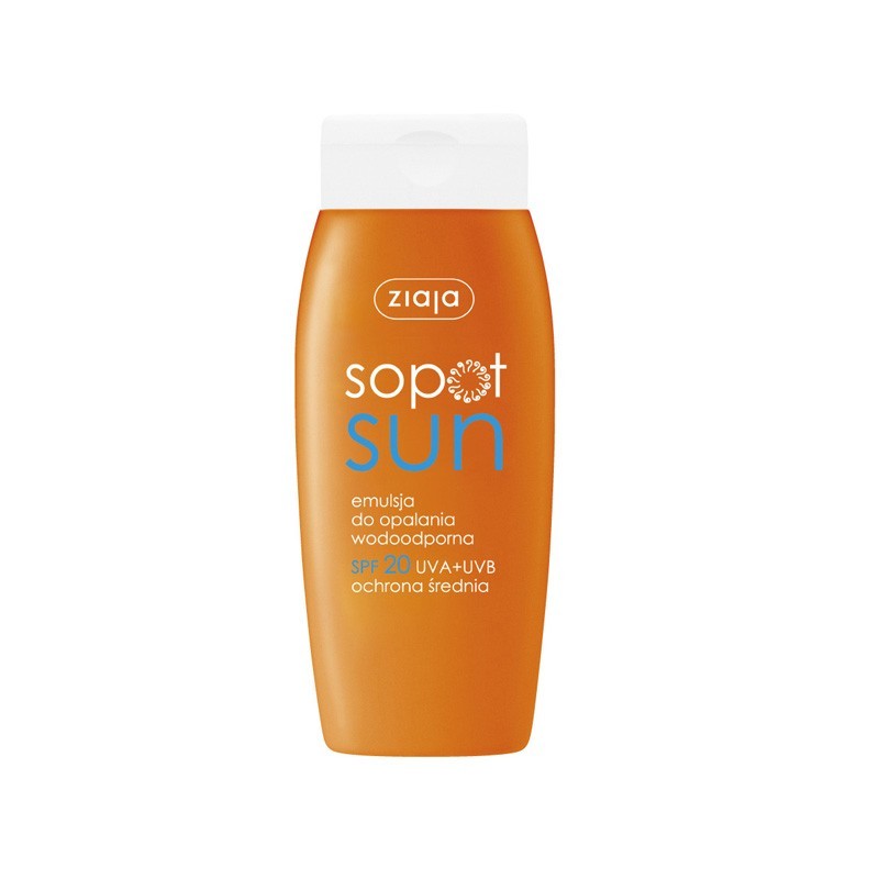 Ziaja Sopot Sun emulsja do opalania SPF 20, 150 ml 