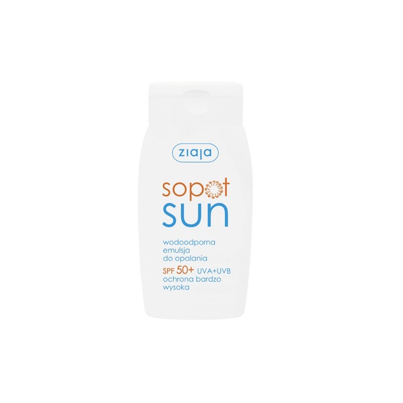 Ziaja Sopot Sun emulsja do opalania SPF 50+, 125 ml 
