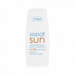 Ziaja Sopot Sun, antyoksydacyjny krem z witaminą C, SPF 50+, 50 ml