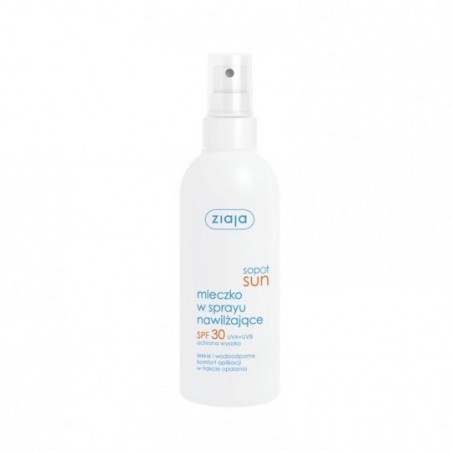 Ziaja Sopot sun mleczko nawilżające SPF 30, spray 170 ml