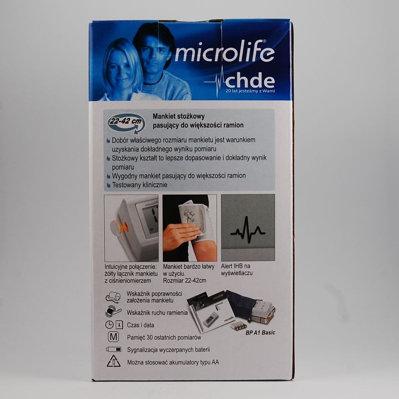 Ciśnieniomierz Microlife A1 Basic automatyczny 