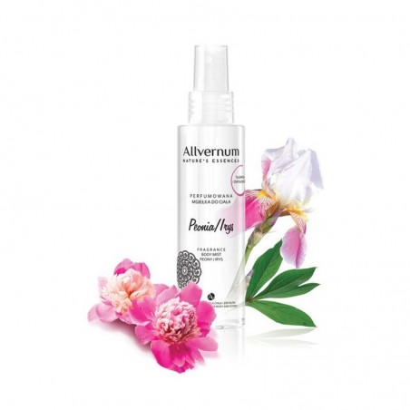 Allvernum Perfumowana mgiełka do ciała peonia/irys, 125 ml