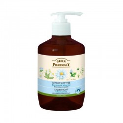 Green Pharmacy Mydło w płynie regenerujące i łagodzące - rumianek, 465 ml