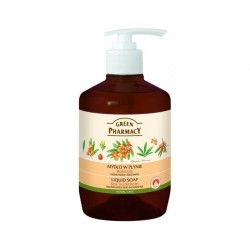 Green Pharmacy Mydło w płynie odmładzające i odżywiające - rokitnik, 465 ml
