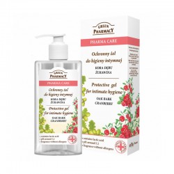 Green Pharmacy Pharma Care ochronny żel do higieny intymnej kora dębu i żurawina, 300 ml