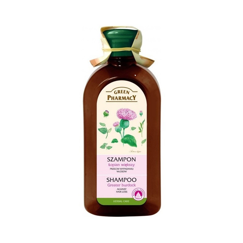 Green Pharmacy Szampon do włosów przeciw wypadaniu - łopian większy, 350 ml 