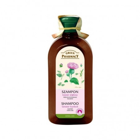  Green Pharmacy Szampon do włosów przeciw wypadaniu - łopian większy, 350 ml 
