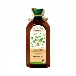 Green Pharmacy Szampon do włosów przeciwłupieżowy - cynk + dziegieć brzozowy, 350 ml