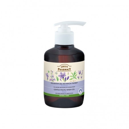  Green Pharmacy Żel do mycia twarzy dla skóry ze skłonnością do podrażnień - szałwia, 270 ml 