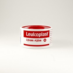 Leukoplast 2,5 cm x 4,6 m, plaster przylepiec, 1 sztuka