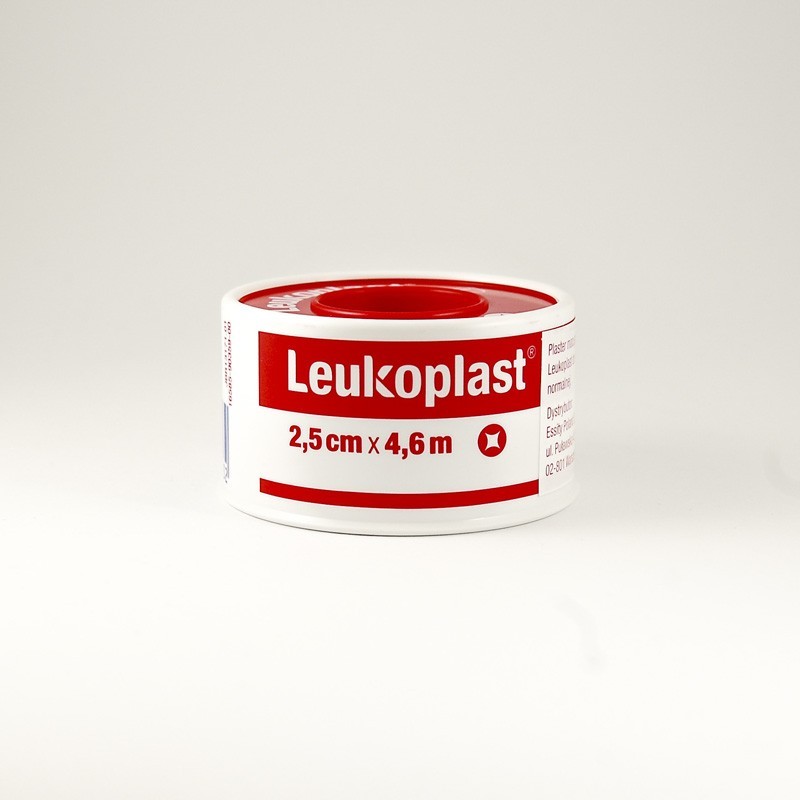 Leukoplast 2,5 cm x 4,6 m, plaster przylepiec, 1 sztuka 