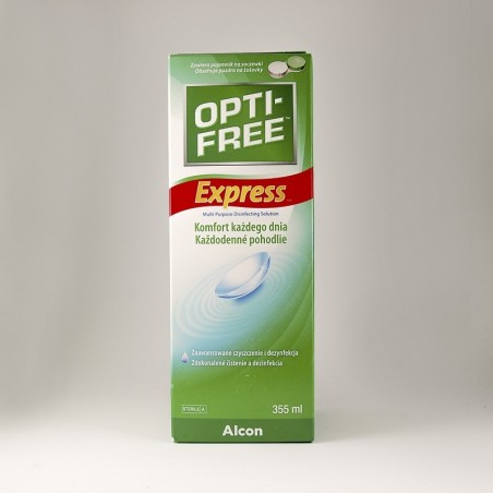  Opti-Free Express, wielofunkcyjny dezynfekcyjny płyn do soczewek, 355 ml 