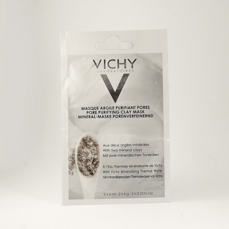  Vichy Maska oczyszczająca z glinką, 2 x 6 ml 