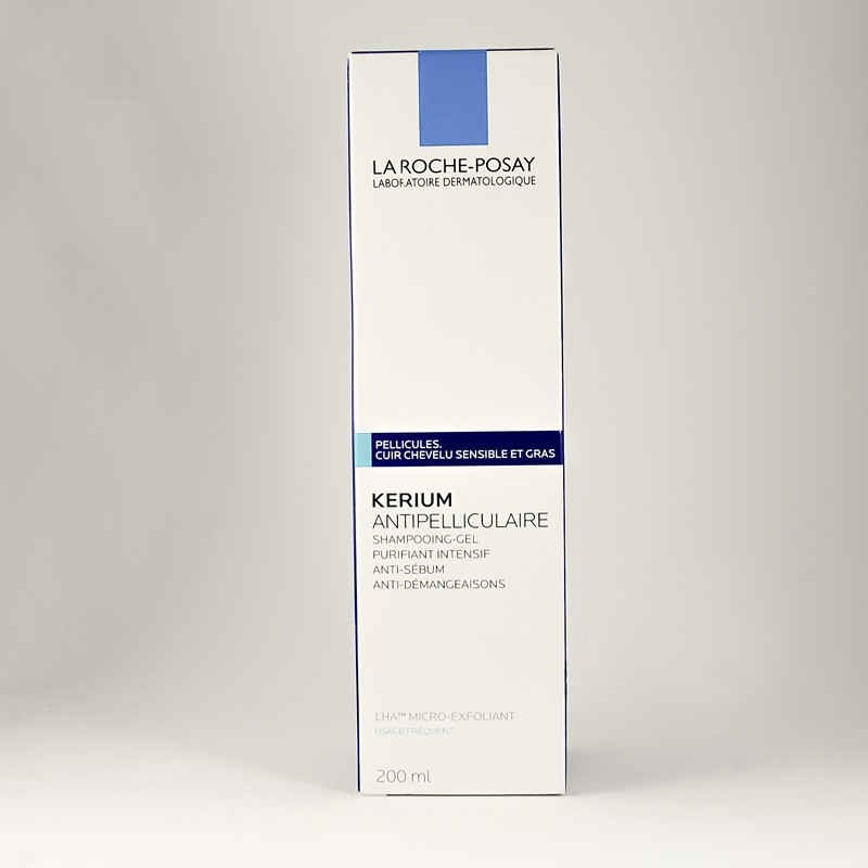 La Roche Kerium szampon przeciwłupieżowy włosy tłuste, 200 ml 