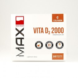Max Vita D3 2000 j.m. 30 kapsułek