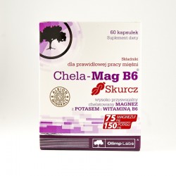 Olimp Chela-Mag B6 skurcz, 60 kapsułek
