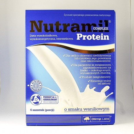  Olimp Nutramil complex protein o smaku waniliowym, 6 sasztek 