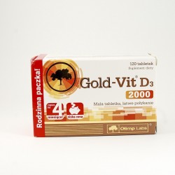 Olimp Gold-Vit D3 2000, 120 kapsułek
