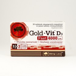 Olimp Gold-Vit D3 fast 4000 j.m., 30 tabletek