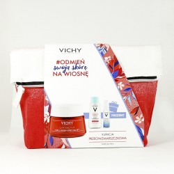 Vichy Zestaw kuracja przeciwzmarszczkowa: Collagen specialist krem 50 ml + Mineral 89, 10 ml + Pure Thermale 3w1 mleczko 100 ml