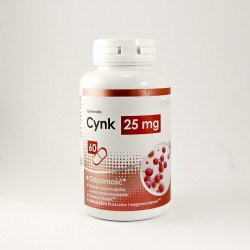 Cynk 25 mg Activlab 60 tabletek