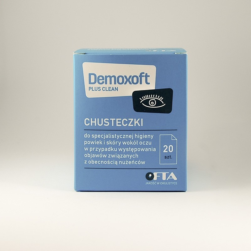 Demoxoft Plus clean chusteczki, 20 sztuk 