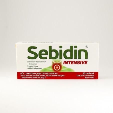 Sebidin Intensive 20 tabletek
