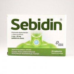 Sebidin 20 tabletek