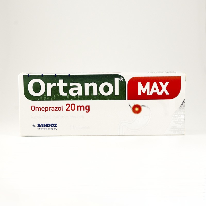Ortanol Max 20 mg, 14 kapsułek 