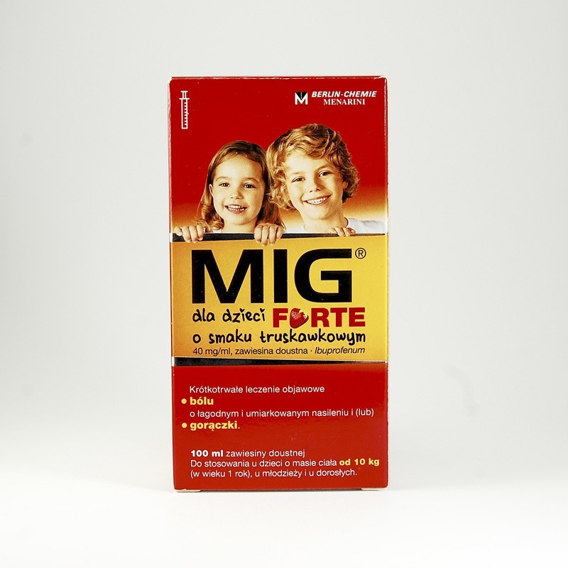 MIG dla dzieci forte 40 mg/ml, 100 ml 
