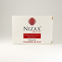Nizax Activ szampon leczniczy, 6 saszetek
