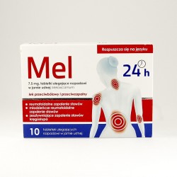 Mel 10 tabletek ulegających rozpadowi w jamie ustnej
