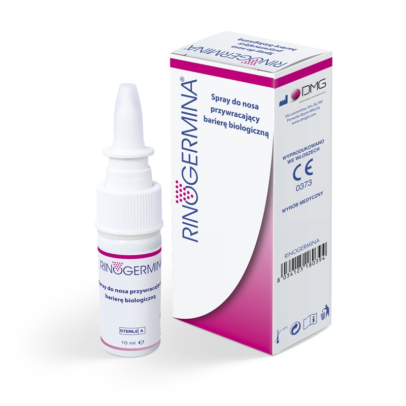 Rinogermina, spray do nosa przywracający barierę biologiczną, 10 ml 