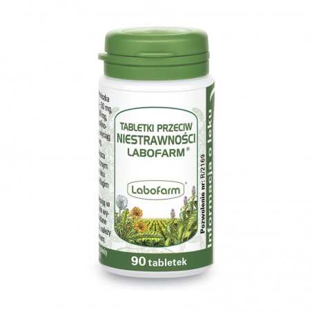  Tabletki przeciw niestrawności Labofarm, 90 tabletek 
