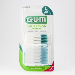 Sunstar GUM soft-picks ORIGINAL LARGE czyściki międzyzębowe duże 40 sztuk