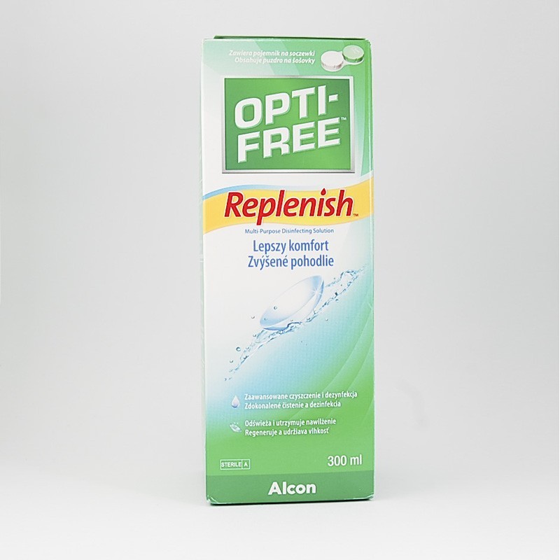 Opti-Free replenish wielofunkcyjny płyn dezynfekcyjny, 300 ml 