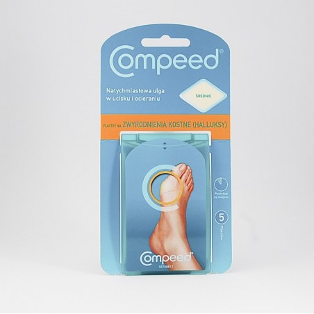 Compeed plastry na haluksy/zwyrodnienia, 5 sztuk 