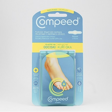 Compeed plastry na odciski nawilżające, 6 sztuk
